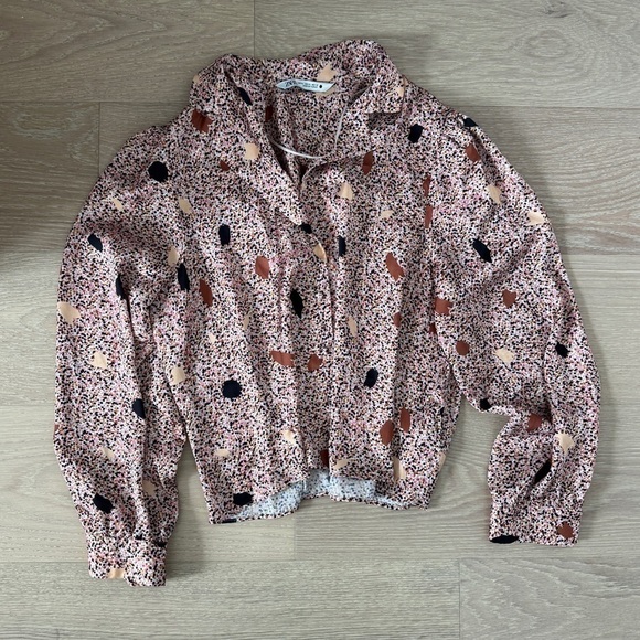 Zara Tops - Zara Jade Satin Blouse